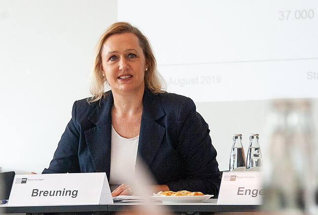 Marjoke Breuning, Vizepräsidentin des Baden-Württembergischen Industrie- und Handelskammertags (BWIHK) und Präsidentin der Industrie- ...