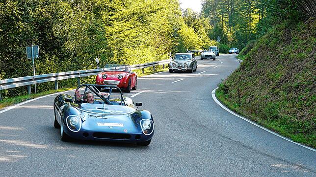 Einmalige Oldtimer sind vom 19. bis 21. September 2025 im Rahmen der Eggberg Klassik in Bad Säckingen zu bewundern – wie auf diesem Bild ...