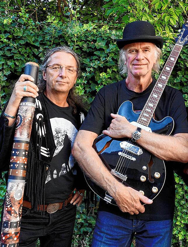 Zusammen mit Michael Rudigier (links) musiziert Blondie in der Formation Tomawho & Blondie seit etlichen Jahren.