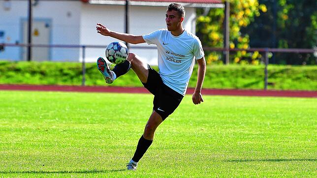 Von den AJunioren in der Verbandsliga ist Valentino Colella total