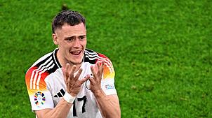 Enttäuschter Torschütze: Florian Wirtz kam zur Pause und bekommt mit einer 2 die Bestnote im deutschen Team.