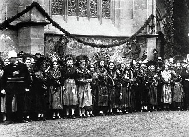 Die Feierlichkeiten zu Wiedereröffnung des Überlinger Münsters am 6. Dezember 1924.