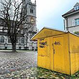 Würden Sie vermuten, dass es hier drin etwas zu holen gibt? Unbekannte Einbrecher glaubten es und brachen in die Teststation auf dem ...