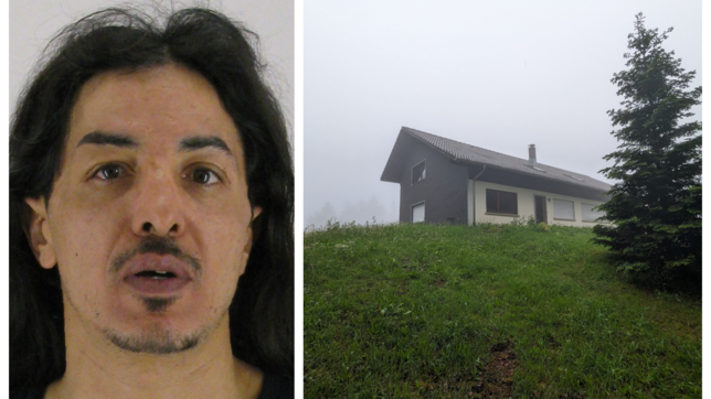 Abgeschieden im Luftkurort Rickenbach: Hier wohnte Mahdi Bin Nasr zuletzt. Mit dem Bild suchte die Polizei nach ihm.