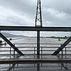 Der Rhein am Montagmorgen in der Nähe von Feldkirch, rund zehn Kilometer vor der Mündung in den Bodensee.
