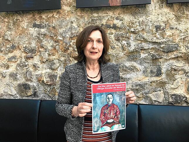 Das Plakat ist schon fertig: Anita Auer freut sich auf die neue Sonderausstellung &bdquo;Die 20er Jahre im Spiegel der Villinger ...