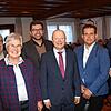 Als man sich noch nahe kommen konnte: Die Blumberger FDP beim Politischen Aschermittwoch 2020 im Epfenhofener &bdquo;Löwen&ldquo;. Von ...