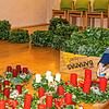 Die katholische Frauengemeinschaft hat Adventskränze gebunden.