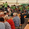 Der Musikverein Gurtweil sorgte zur Mittagszeit für die Unterhaltung der Gäste beim Gartenfest.