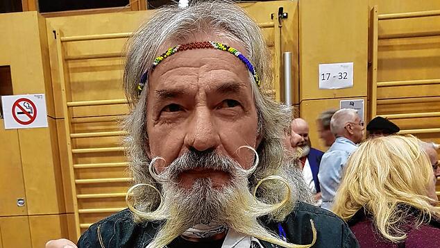 Was für ein Bart! Marijan Vidakovic aus Albbruck ist Vize-Europameister in der Kategorie Kinnbart-Freistil.