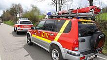 Bild : Schwerer Autounfall auf der B523: Fahrerin stirbt, drei weitere Personen schwer verletzt