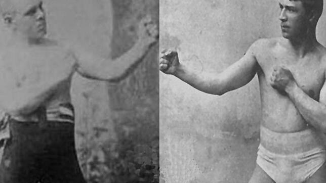 Andy Boewn (links) wurde 1864 in New Orleans geboren. Er war als Schmied und auf Baumwollfeldern tätig. Er starb 1894 wenige Stunden ...