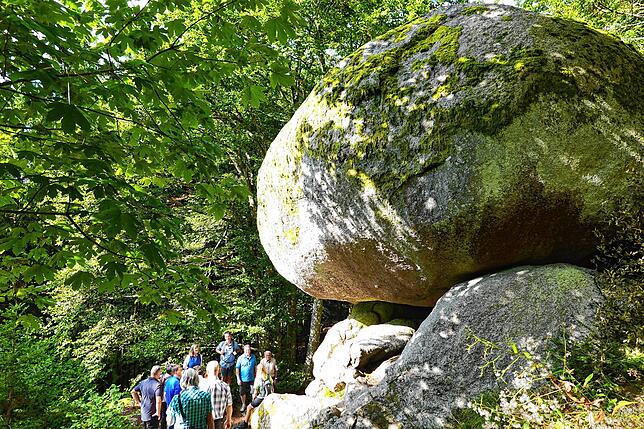 Vorsicht: Der Solfelsen wird wegen seiner runden Form auch &bdquo;Pelzkappenstein&ldquo; genannt. Auf den ersten Blick scheint der 230 ...