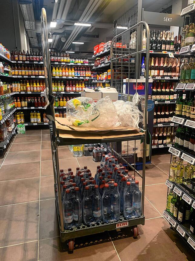 Die Regel werden ständig nachgefüllt.