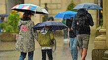 Regenwetter in Baden-Württemberg – Schirme sind diese Woche unverzichtbar. (Symbolbild)