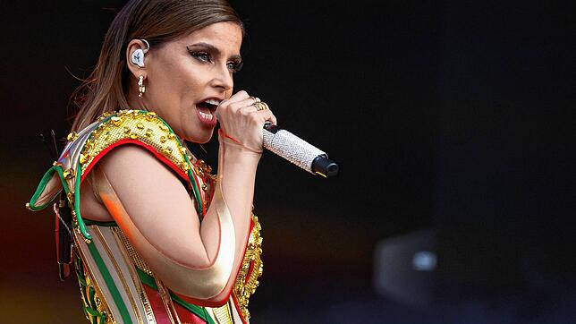 Der portugiesisch-kanadische Rockstar Nelly Furtado kommt als Headliner zum Schaffhauser Festival Stars in Town. Das Bild zeigt sie bei ...