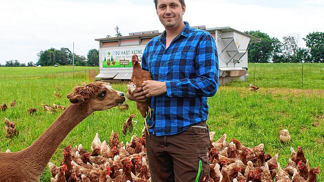 Der junge Landwirt Robin Vogelbacher liebt den Kontakt zu seinen Tieren. Deshalb stand für den Jungbauern nach der Brandkatastrophe von ...