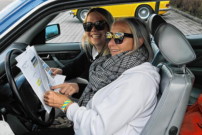Das Roadbook gibt die Richtung an. Bild: Christel Rossner