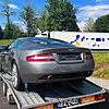 Dieser Aston Martin sollte aus der Schweiz nach Osteuropa gebracht werden, der Käufer hatte das Fahrzeug jedoch nicht am Zoll angemeldet.