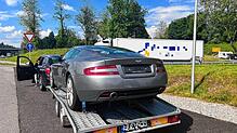 Dieser Aston Martin sollte aus der Schweiz nach Osteuropa gebracht werden, der Käufer hatte das Fahrzeug jedoch nicht am Zoll angemeldet.