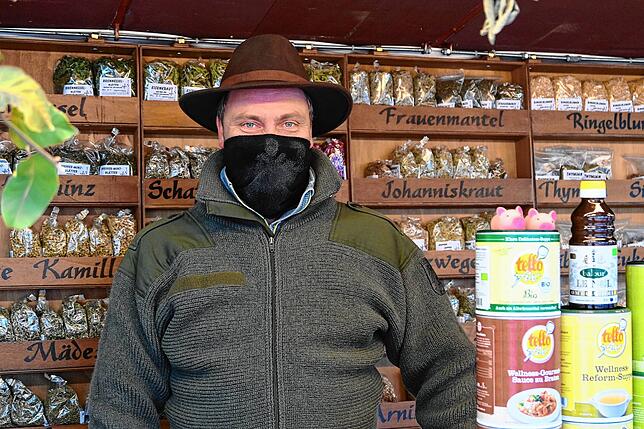 Immanuel Hinz lobt die Disziplin der Kunden bei der Einhaltung der Corona-Regeln.