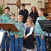 Die jungen Sänger der Familie Kraft bei ihrem Auftritt in der Stühlinger Klosterkonzerte. Von links: Josef Maria,Elias, Johannes, ...