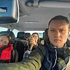 Anton Yaremchuck mit seiner Familie auf dem Weg in die alte Heimat. Dort wollen sie Verwandte einsammeln und mit nach Berlin nehmen.