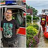 Florian Daniels (links) ist seit 2021 Vorsitzender des DLRG-Bezirks Bodenseekreis. Die ehrenamtlichen Wasserretter rücken im Jahr zu ...