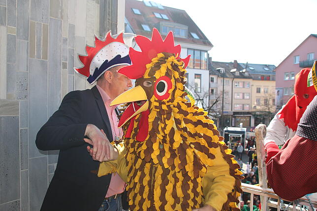 Bild 21: So lief der Rathaussturm in Friedrichshafen (1)