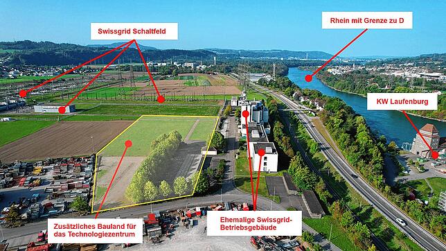 Bild 1: Geplantes Schweizer Technologiezentrum könnte Wärme auch ins benachbarte Deutschland liefern