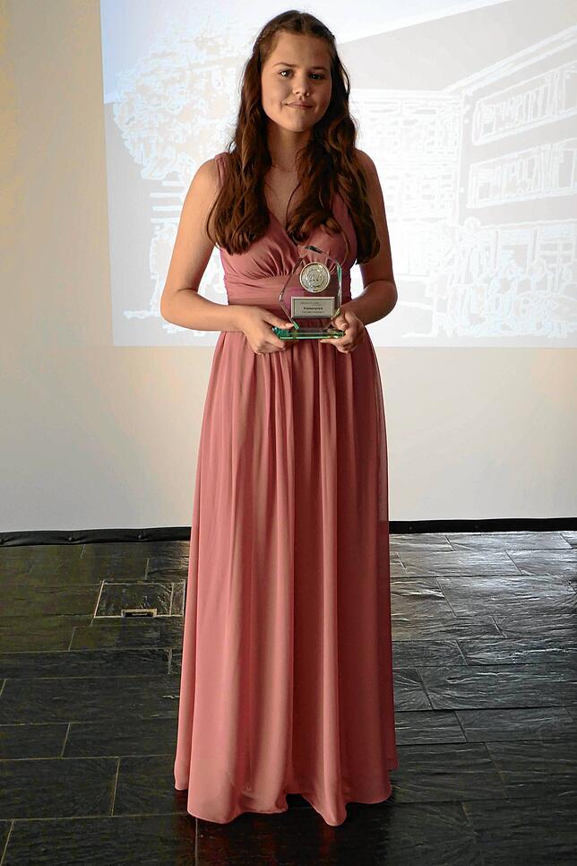 Klassenpreis 9c für Felicitas Hossmann.