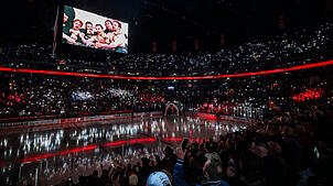Besondere Stimmung in der Lanxess Arena: Die Kölner Haie können sich über den höchsten Zuschauerschnitt der DEL freuen.