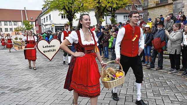 Bild : So war der Festumzug auf dem Kreiserntedankfest