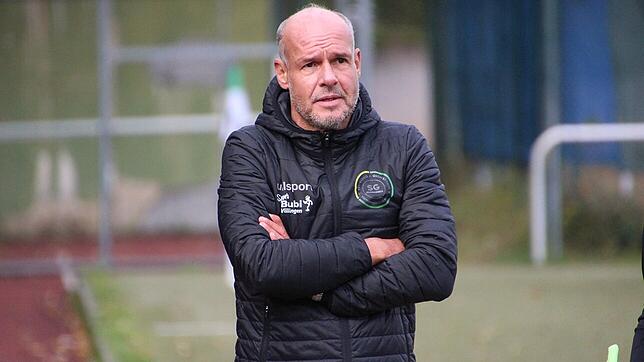 Jörg Klausmann, Trainer der SG Alemannia V-H-U empfängt die SG Marbach/Rietheim II.