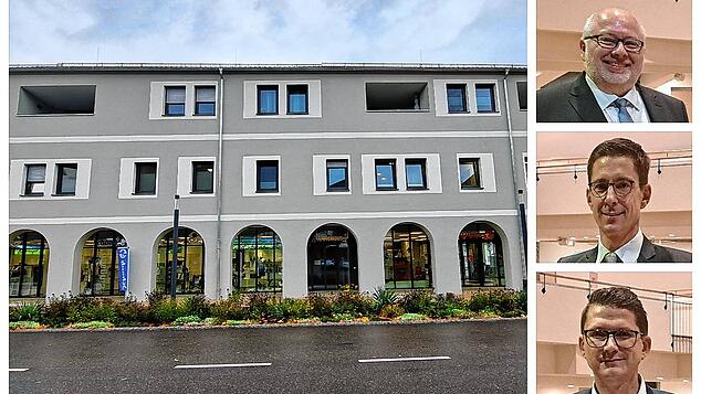 Wie sollen Mediziner für das Ärztehaus gewonnen werden. Die drei Bürgermeister-Kandidaten Michael Kownatzki (von oben), Denis Schimkat ...