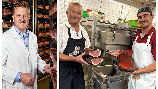 Sie sind Experten für den Schwarzwälder Exportschlager: Links Tannenhof-Geschäftsführer Markus Schnekenburger, im Bild rechts ...