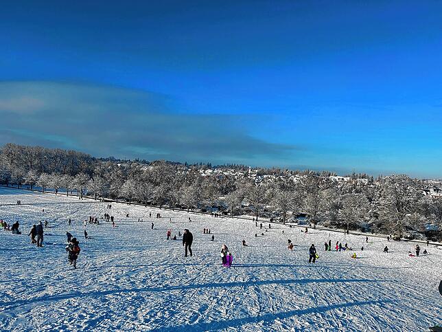 Anfang des Monats &ndash; das Bild ist vom 3. Dezember &ndash; hielt der Winter ein erstes Gastspiel in der Region. Hier der ...