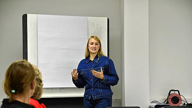 Carmen Maiwald referierte bei der St. Georgener Nachhaltigkeitswoche über die Gefahren von Fast Fashion für Mensch und Umwelt. Foto: ...