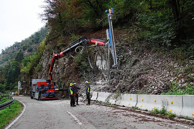 Bild 6: So sichern Arbeiter die Felsen im Schlüchttal! Kommen Sie mit auf die Spezialbaustelle (mit Videos)