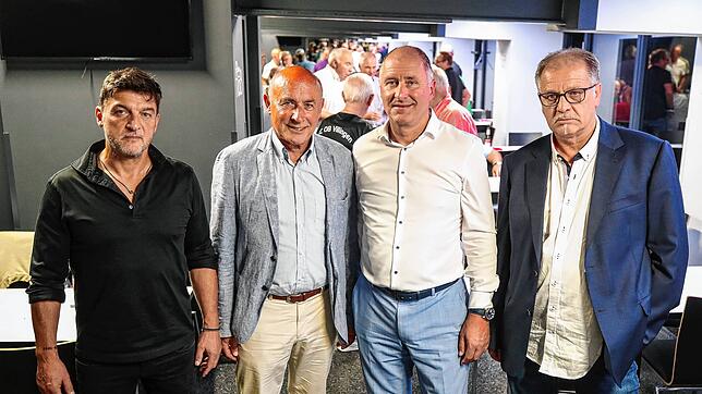 Das FC 08 Vorstandsteam: Reinhard Warrle (Vorstand Finanzen), Armin Distel (Vorstand Strategie und Marketing), Dieter W. Haller (der neu ...