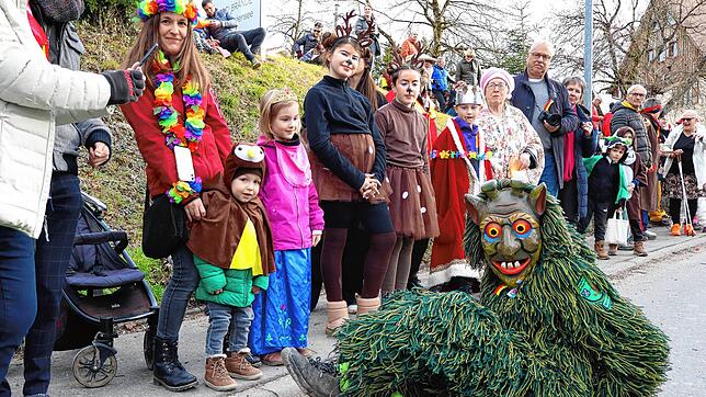 Bild : Narrenumzug in Rickenbach: Fasnacht in Bildern – die besten Eindrücke