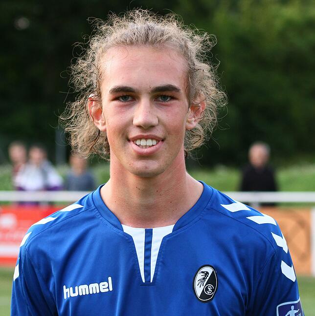 Luis Weber (SC Freiburg) aus Baltersweil: &bdquo;Super war es für mich hier in Jestetten. Alle meine Kumpels waren hier.&ldquo;