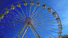 Schätzele-Markt Tengen 2025: Und wieder ist das Riesenrad Wahrzeichen auf dem Volksfestplatz Tengen.