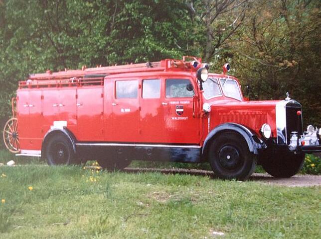 Der Ausdauernde: Rund 40 000 Kilometer auf dem Kilometerstand hat das LF 16 TS der Firma Magirus-Deutz, das für die Feuerwehr ...