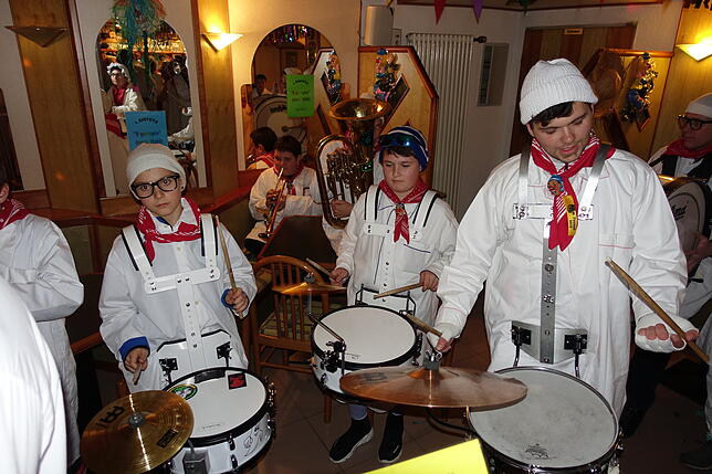 Altersgrenzen werden in der Stadtmusik über die Fasnet aufgehoben. Schon die Jüngsten dürfen mitmachen.