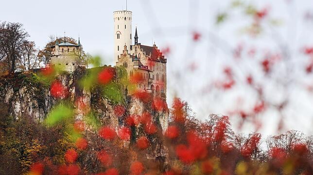 Der Albaufstieg bei Schloss Lichtenstein ist nach einem Steinschlag gesperrt. (Archivbild)