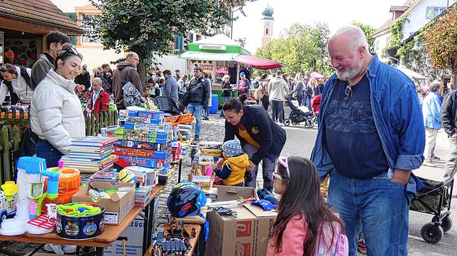 Schnäppchenjäger und Sammler können beim Herbstfest in dem reichen Angebot ganz gezielt ihre Kauflust ausleben. Fotos: Doris Dehmel