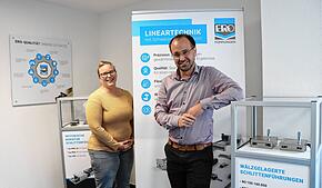 Personalreferentin Denise Heizmann und Geschäftsführer Lukas Dieterle möchten einem jungen Marokkaner eine Ausbildungschance geben.