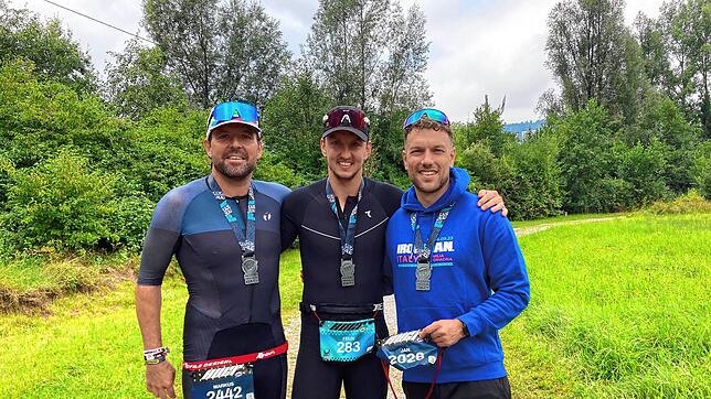 Markus Dathe (von links), Felix Enderle und Jan Weissenberger. Foto: Sigrid Enderle