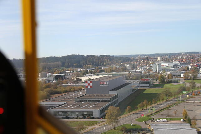 Schwenningen von oben.
